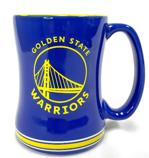 Golden State Warriors 14oz Relief Mug