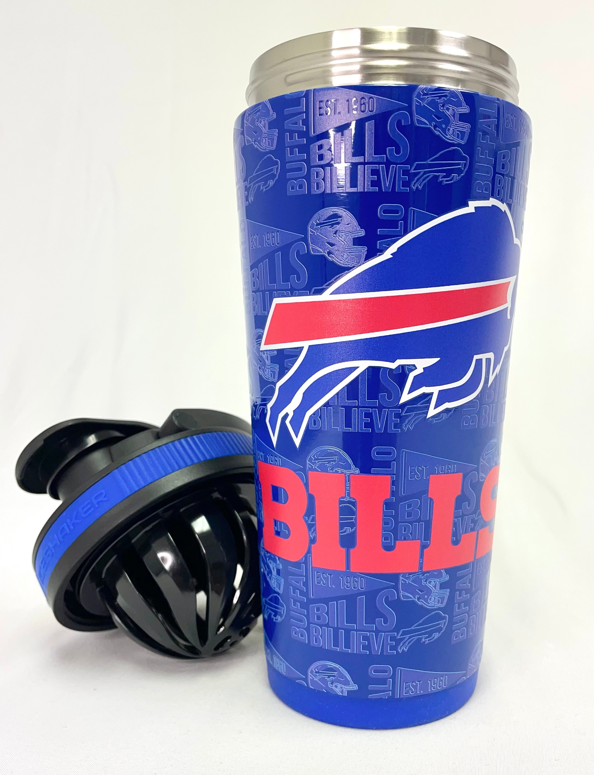 Buffalo Bills 26oz 3D Ice Shaker Tumbler