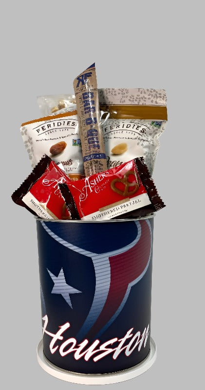 Houston Texans Gift Tin Basket