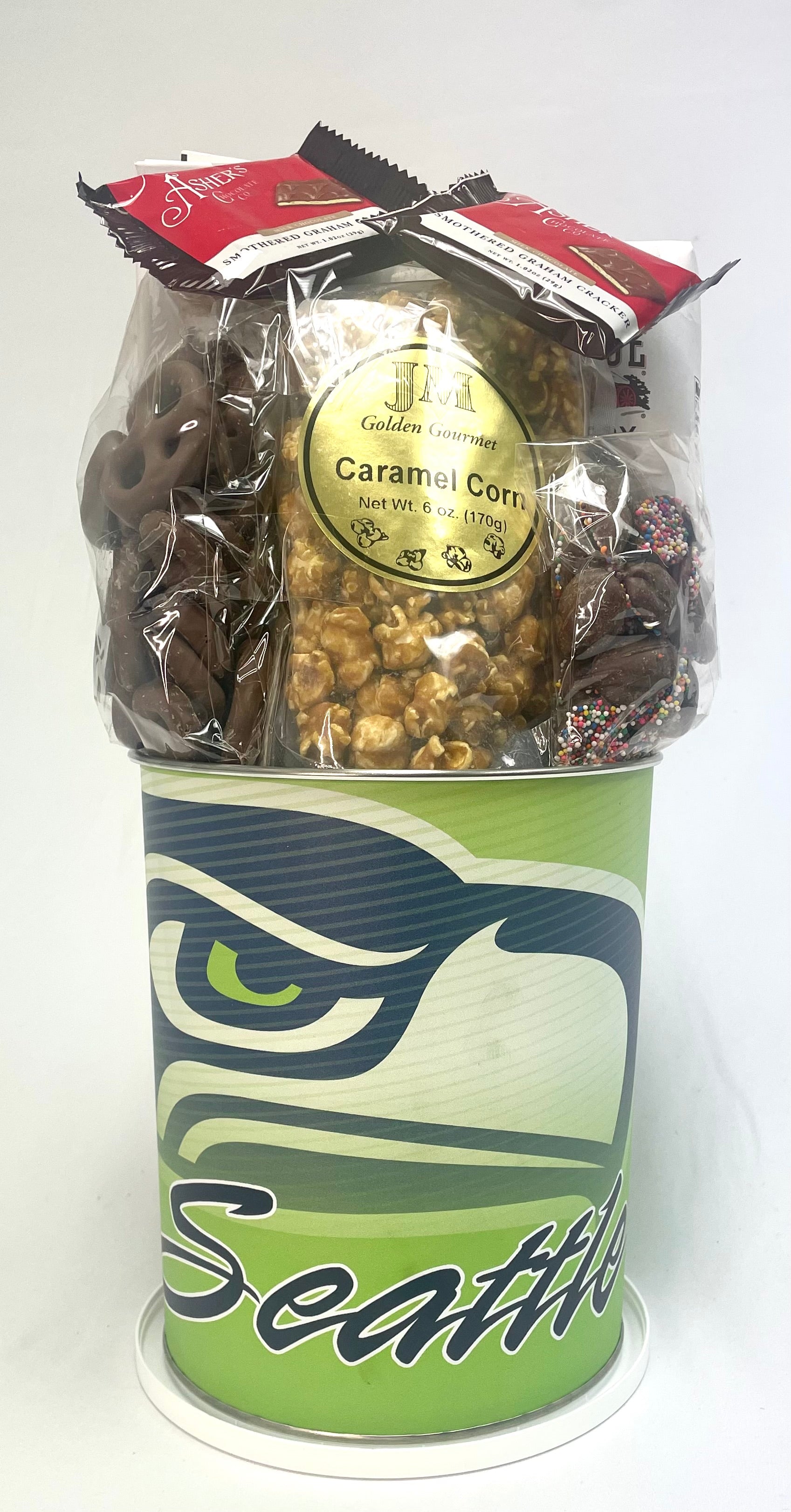 Seattle Seahawks Gift Tin Basket