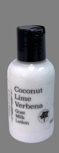 2oz Goat Milk Lotion: Coconut Lime Verbena