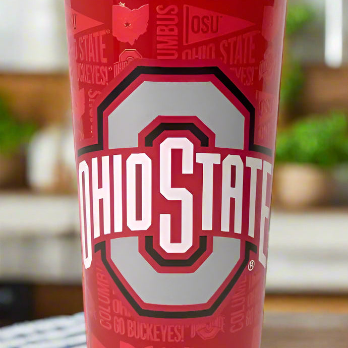 WinCraft - Vaso mezclador de hielo 4D de 26 oz de los Ohio State Buckeyes - Liquidación