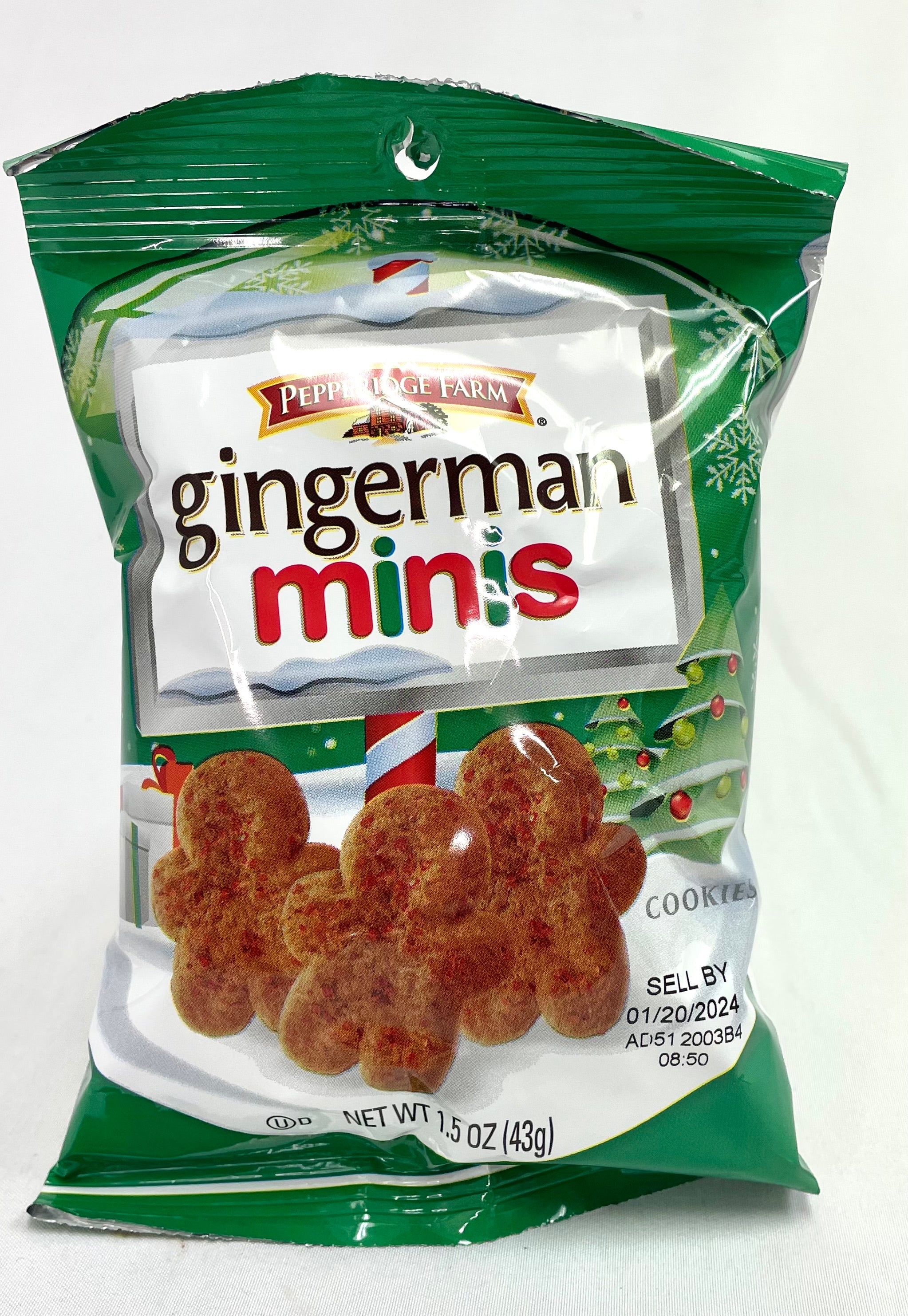 Pepperidge Farm Gingerman Minis 1.5oz packets- closeout