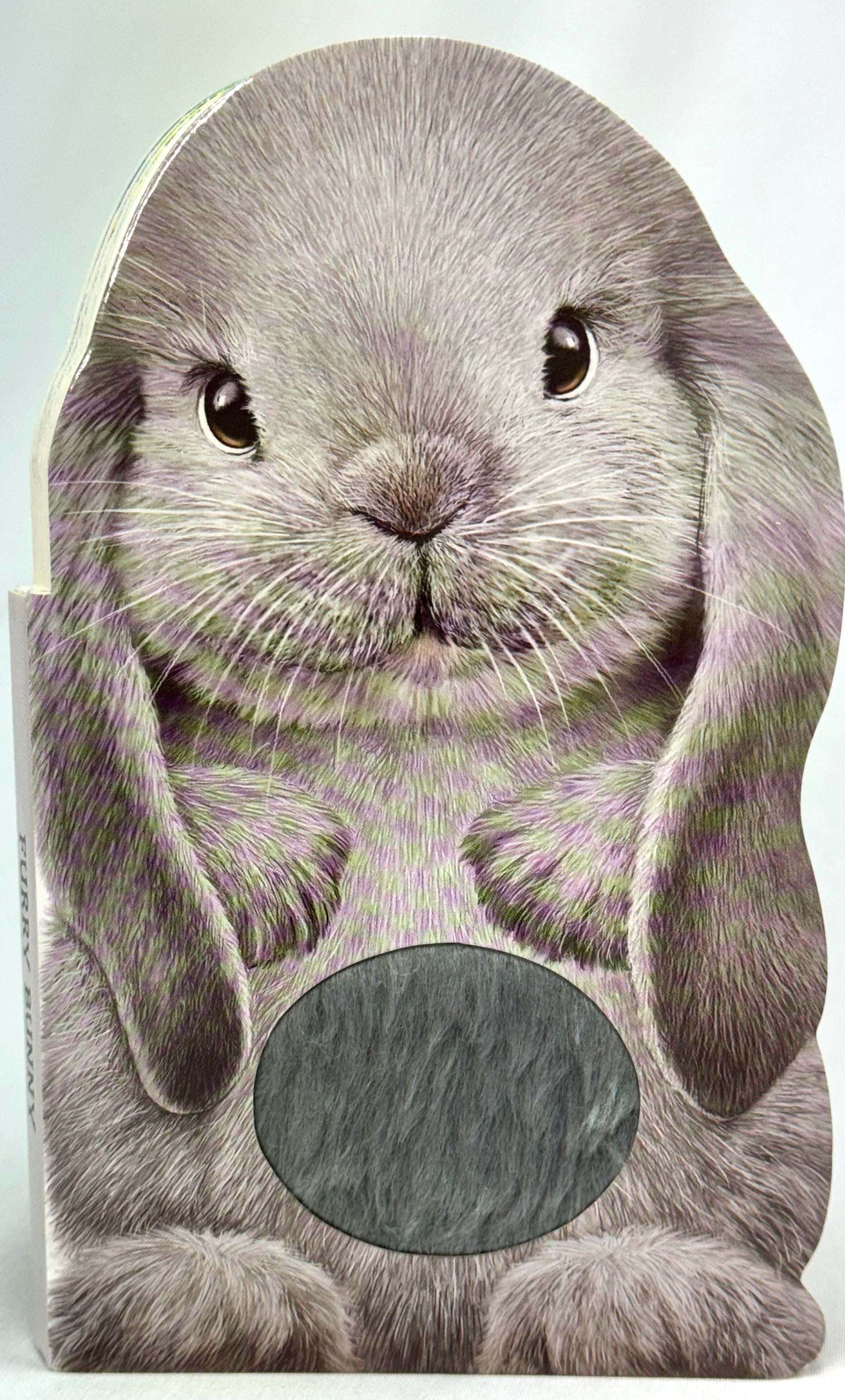 Furry Bunny Board book with Furry Tummy - Clearance