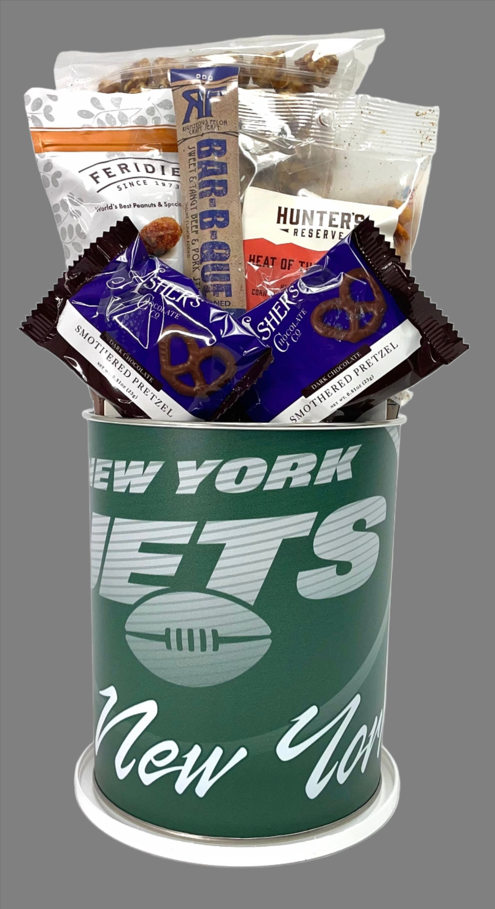 New York Jets Gift Tin Basket