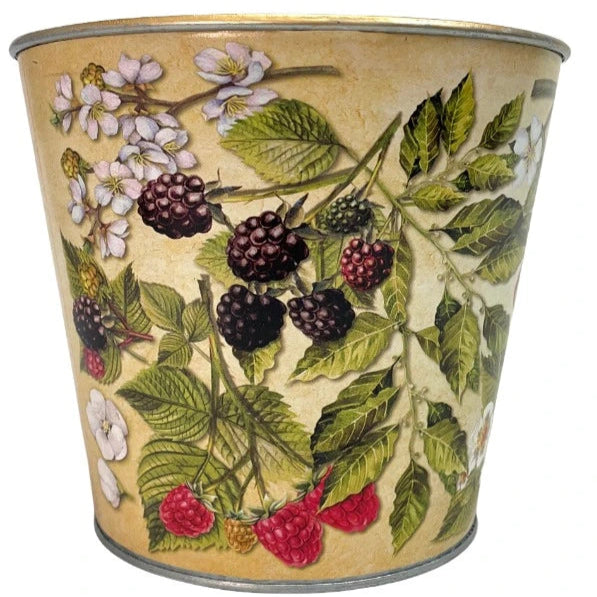 Cesta pequeña de lata de regalo de bayas