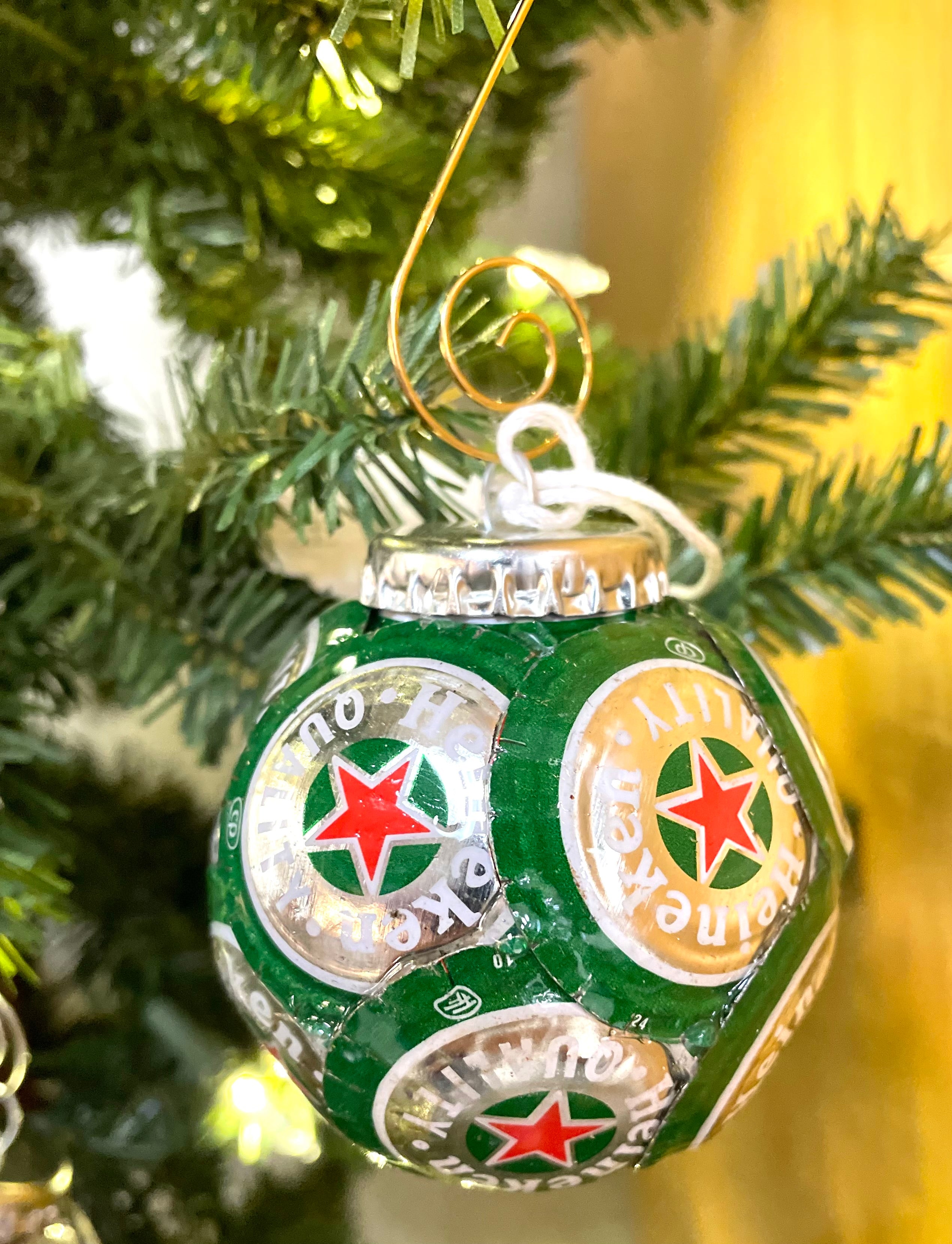 Heineken Bottle Cap Ornament