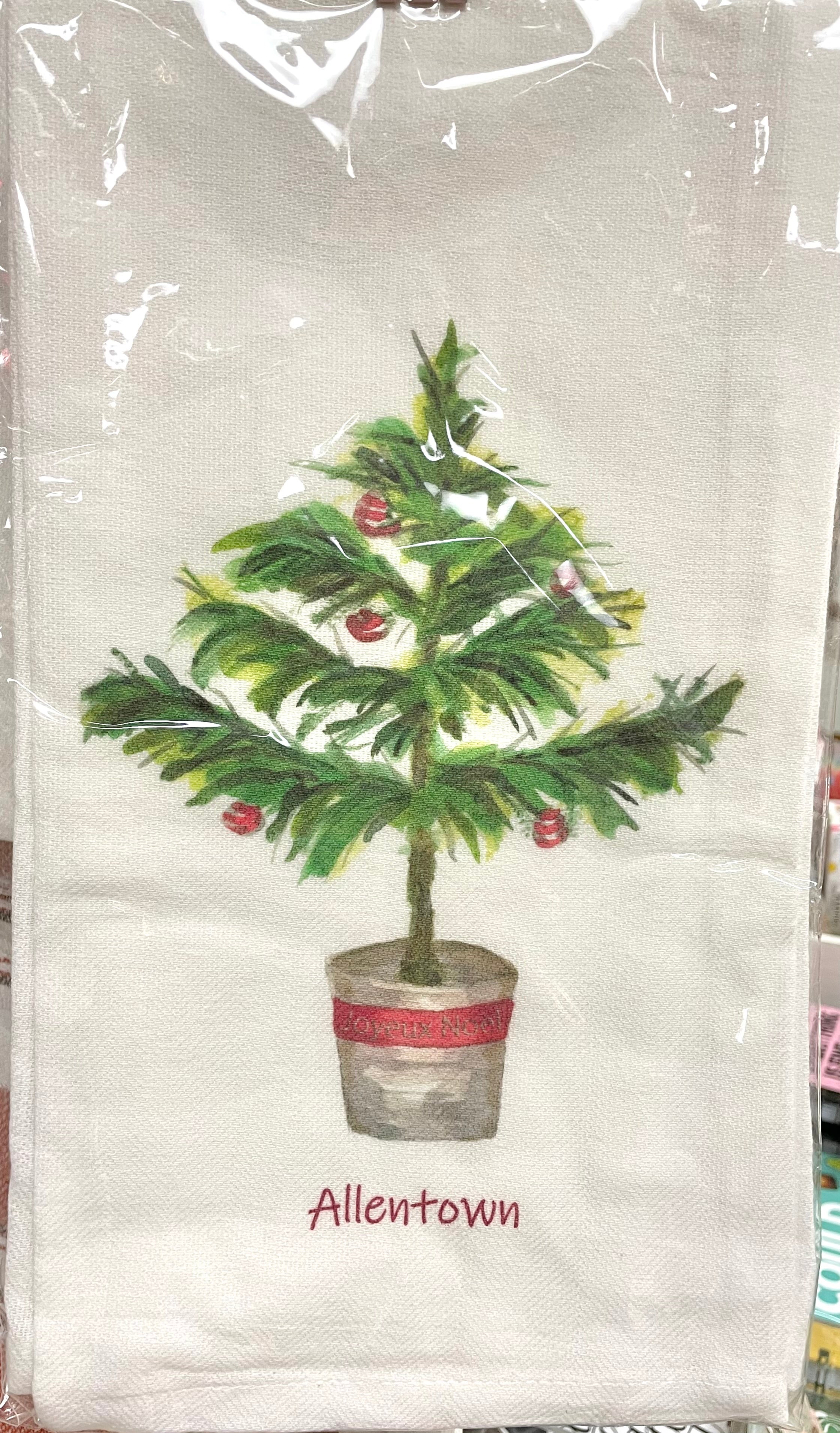 Christmas Tree in Pot from Pennsylvania Dish Towel - Clearance