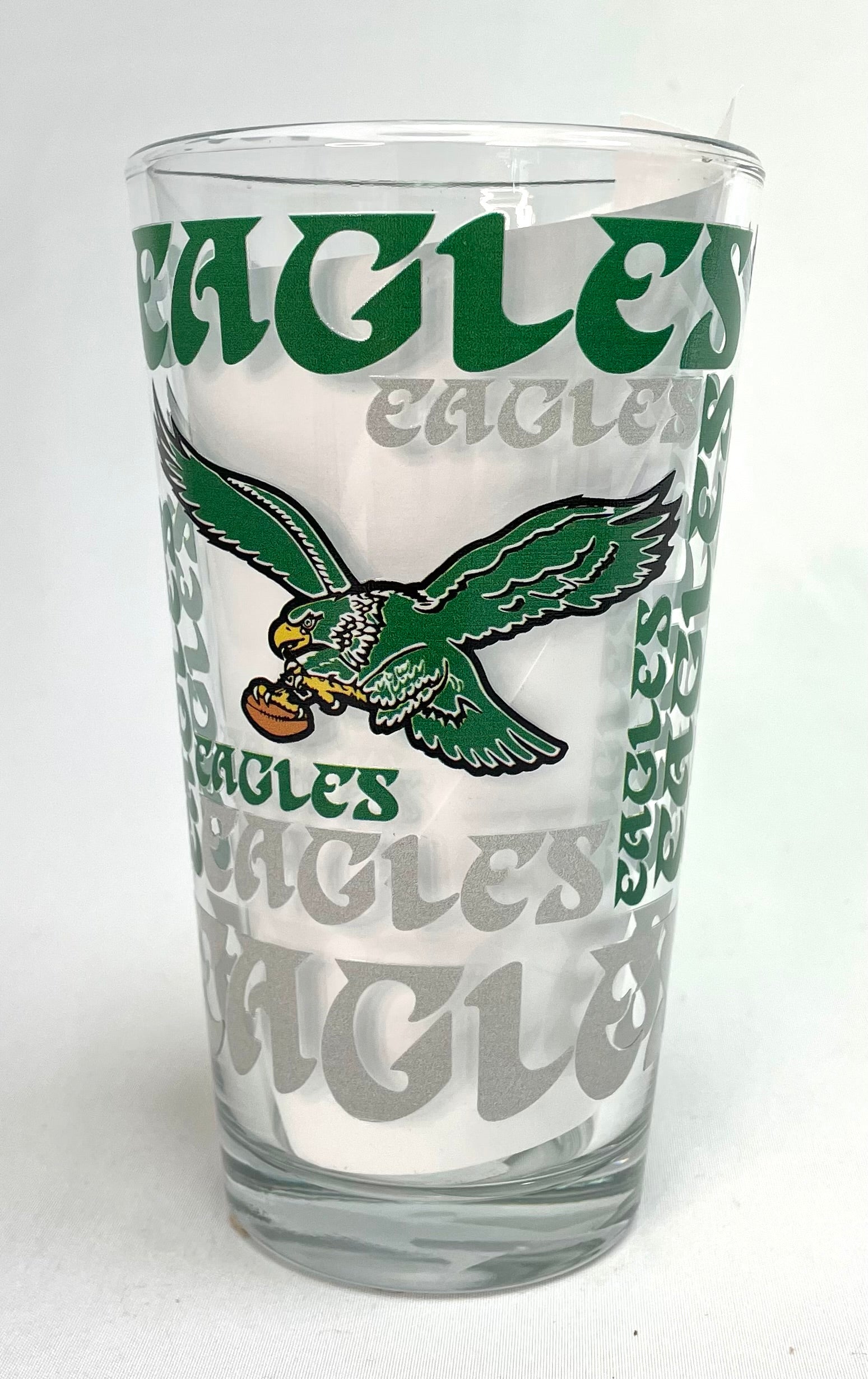 Philadelphia Eagles Kelly Green Pint Glass