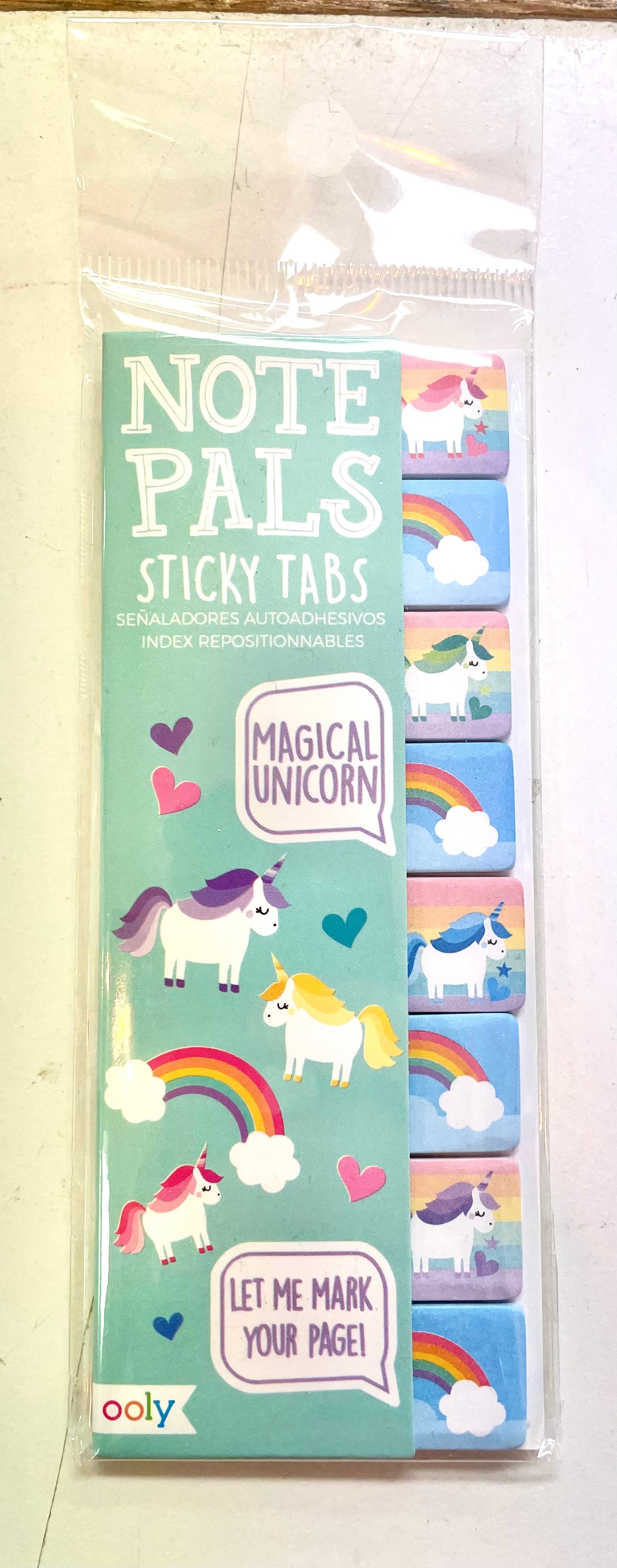 Ooly Note Pals Sticky Tabs - Magical Unicorn