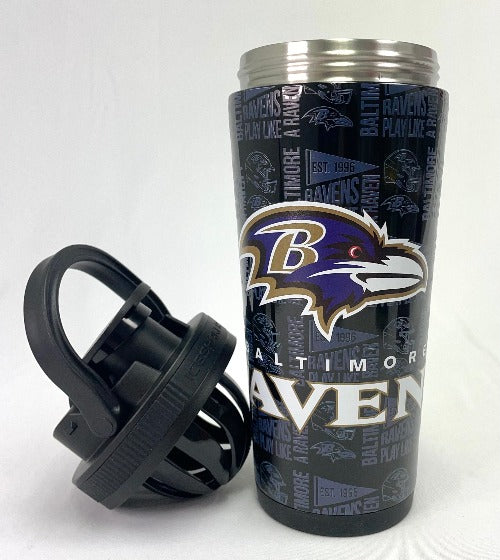 Baltimore Ravens 26oz 4D Ice Shaker