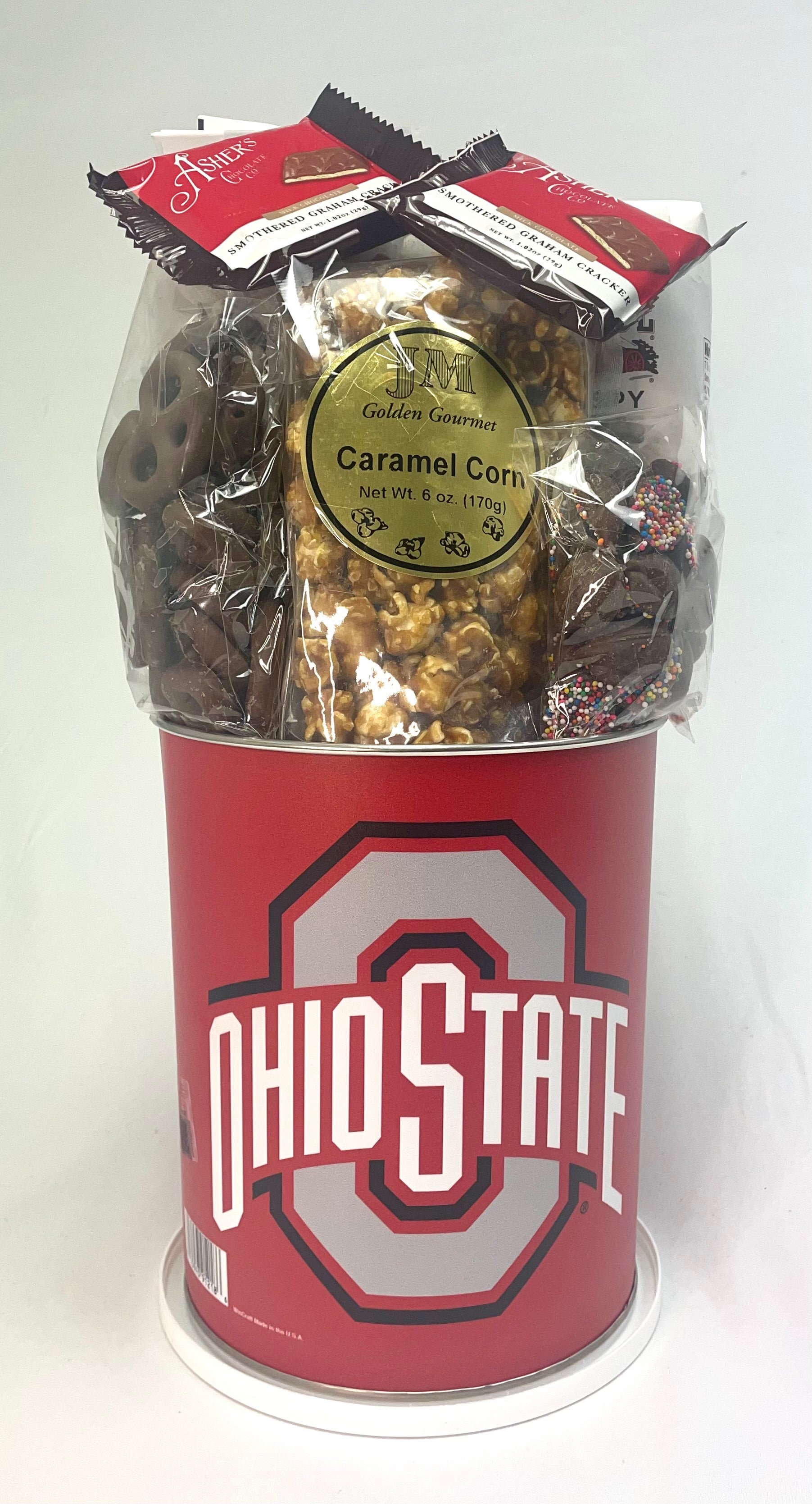 Ohio State Buckeyes  Gift Tin Basket