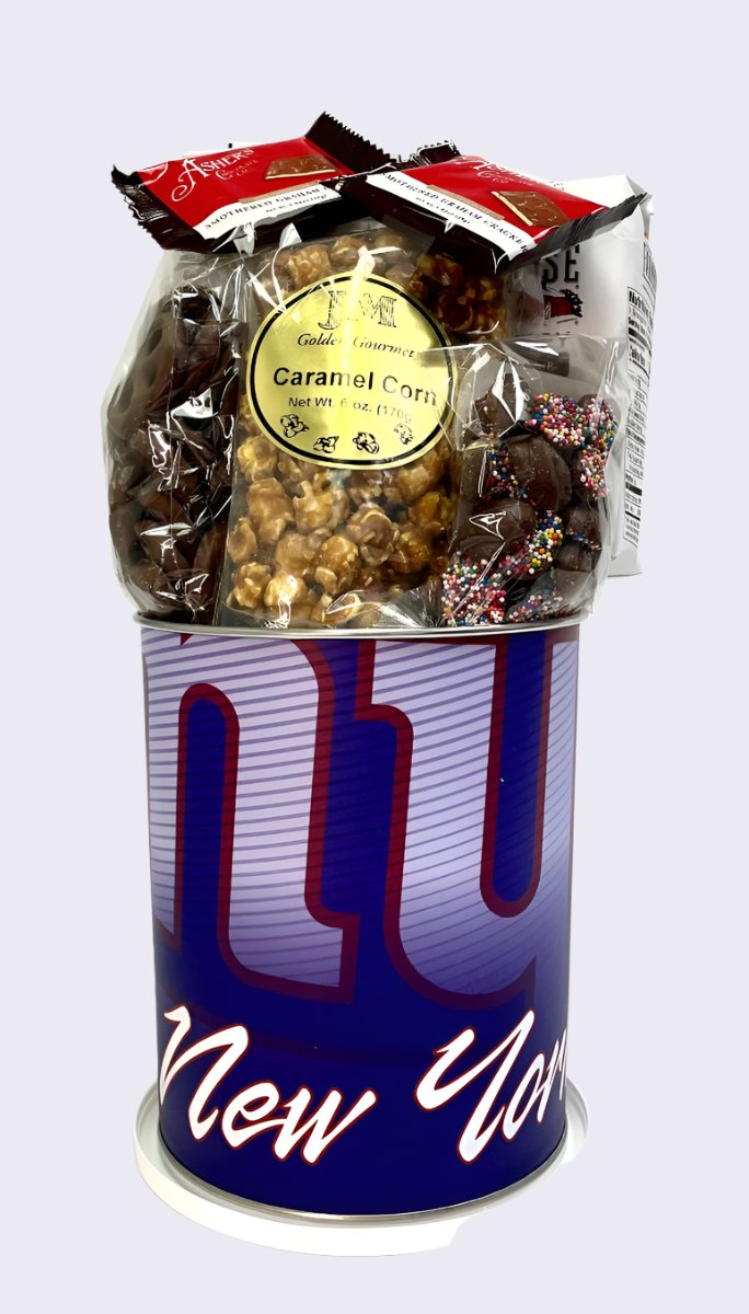 New York Giants Gift Tin Basket