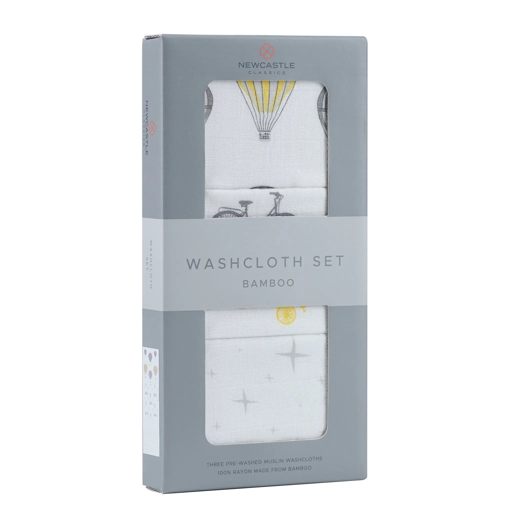 World Traveler Bamboo Washcloth Set 3PK