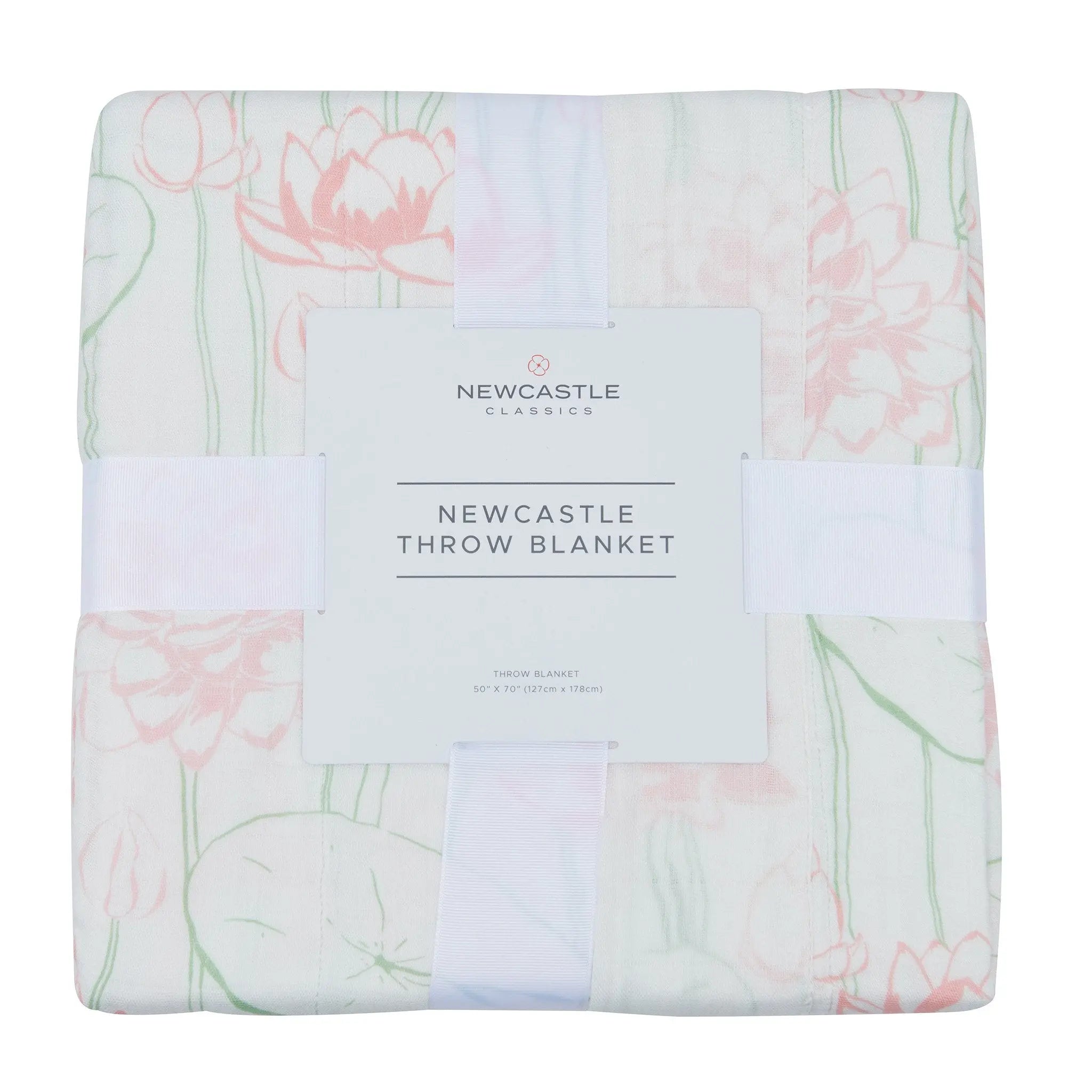 Water Lily Bamboo Throw Blanket Newcastle Classics