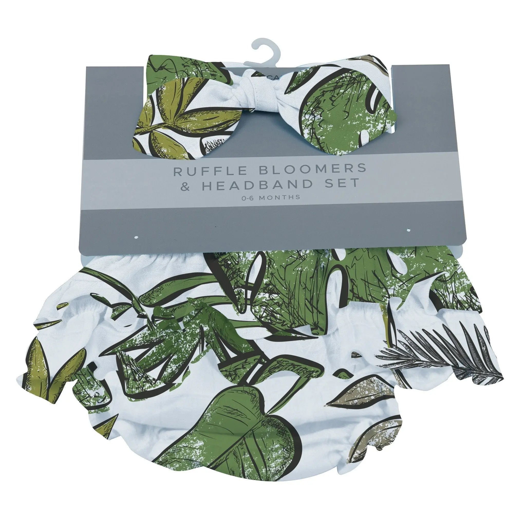 Tropical Forest Ruffle Bloomers and Headband Set Newcastle Classics