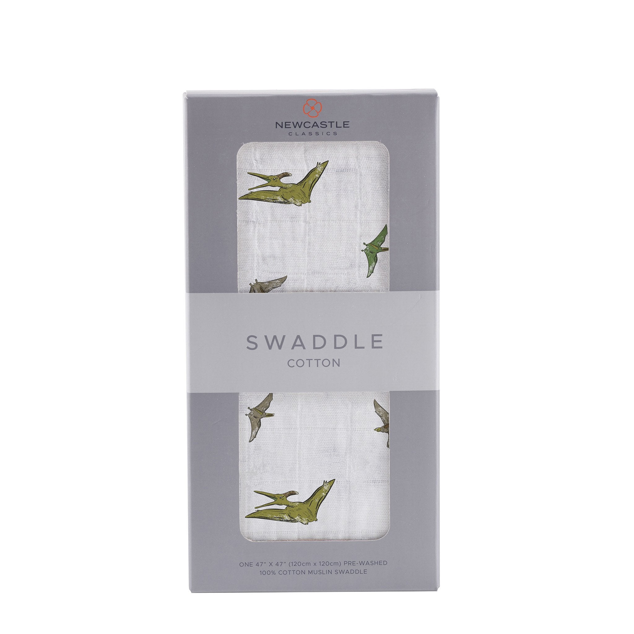 Pteranodon Cotton Muslin Swaddle Newcastle Classics
