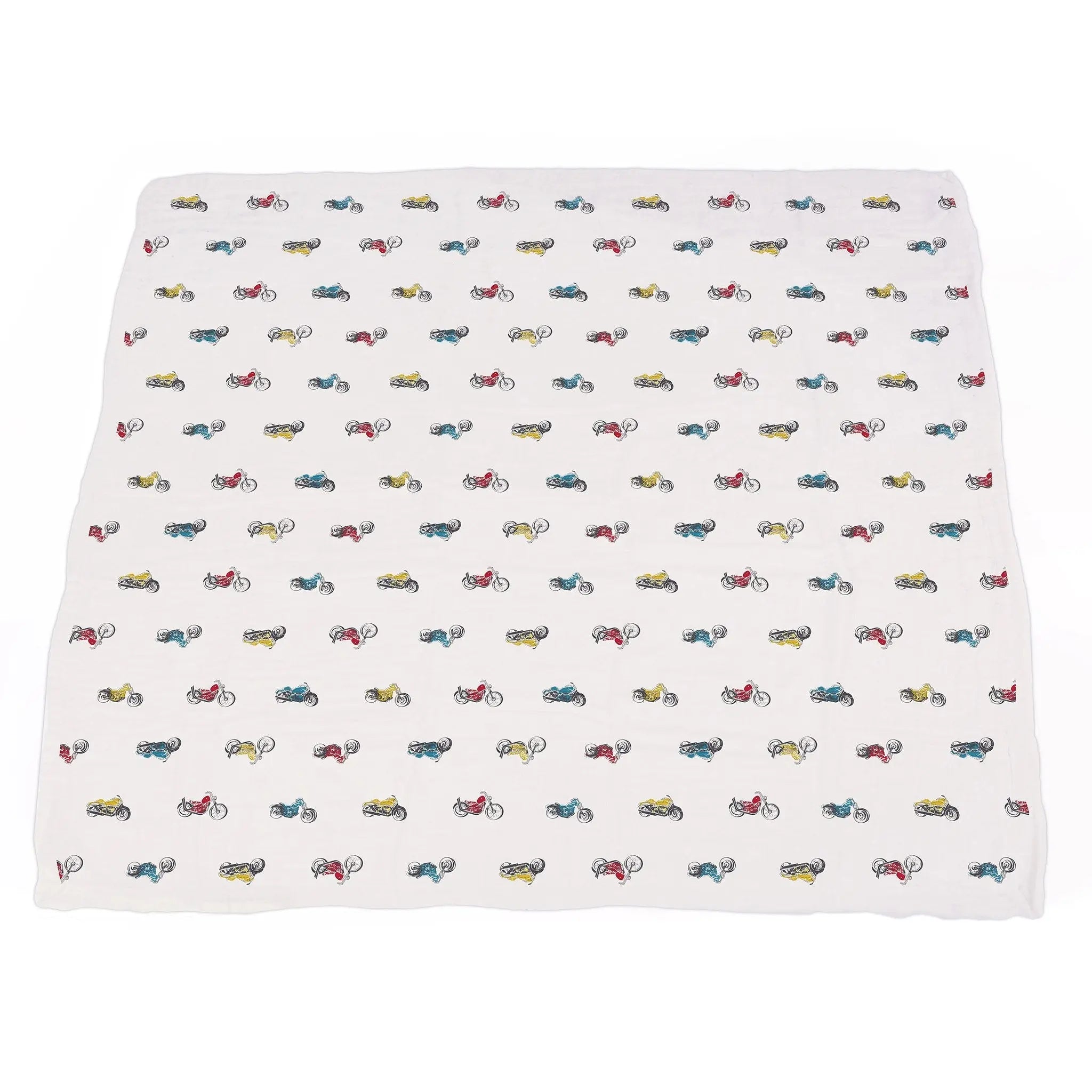 Vintage Muscle Cars and Motorcycles Bamboo Muslin Newcastle Blanket