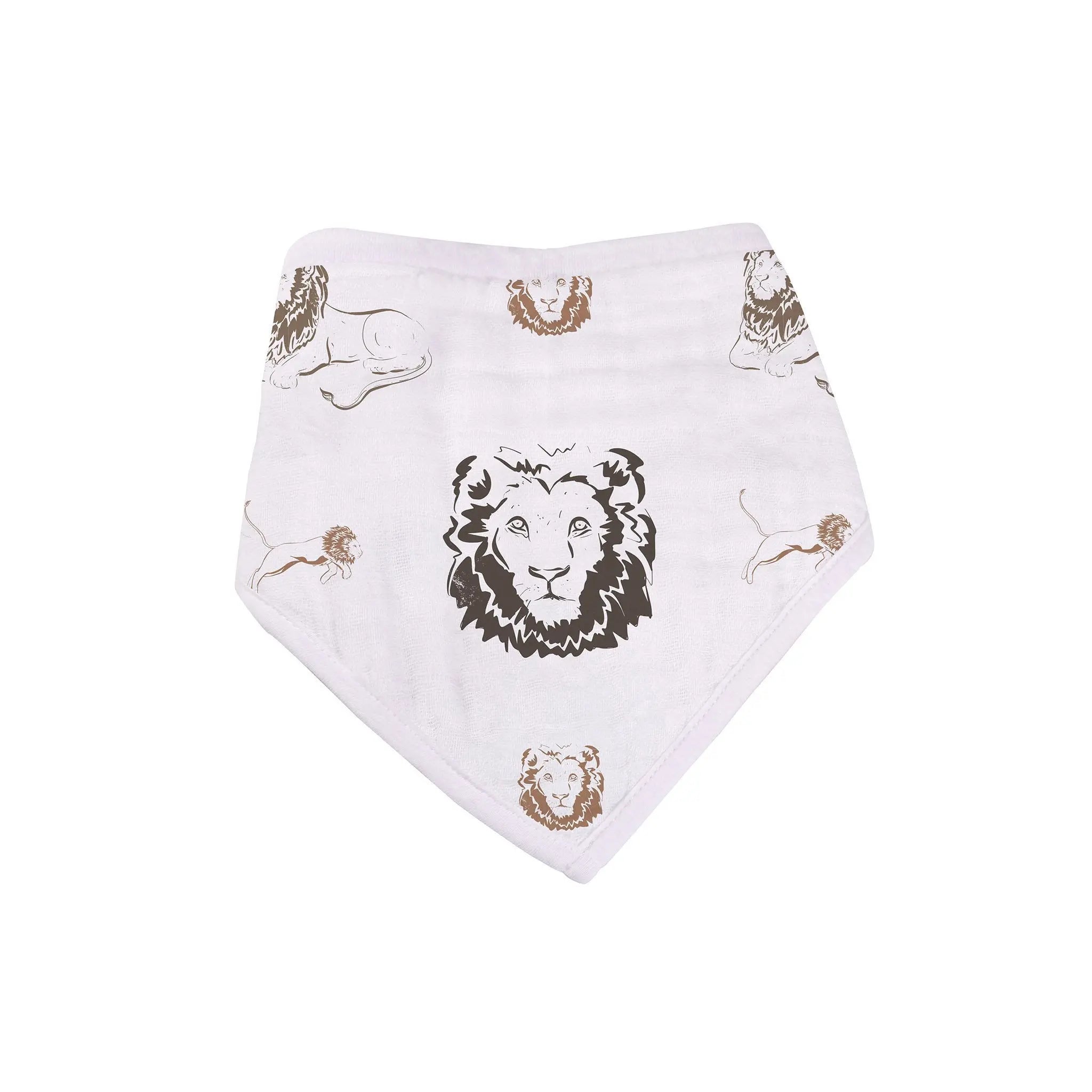 On The Savannah Bamboo Bandana Bibs 4PK