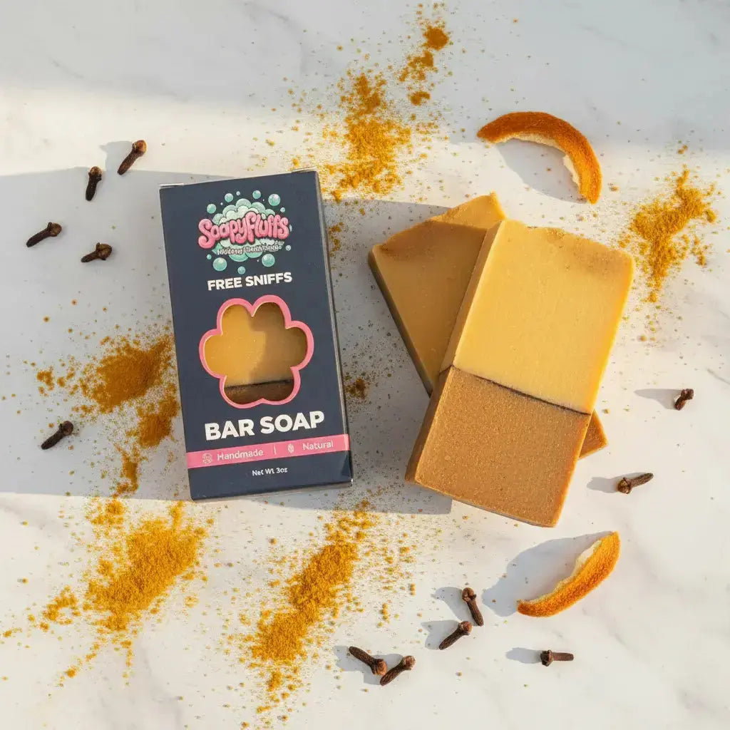 Turmeric Orange Clove Artisan Tallow Soap – Anti-Inflammatory Bar