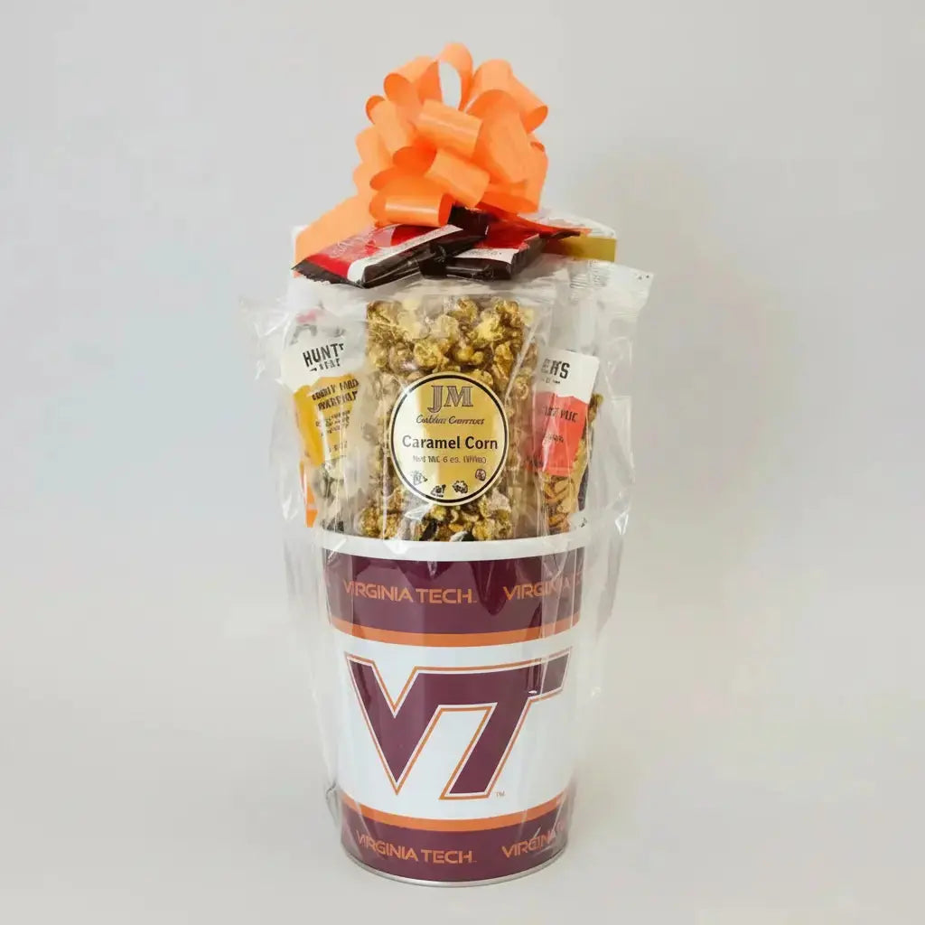 Virginia Tech Hokies Gift Tin Basket - Officially Licensed NCAA from WinCraft