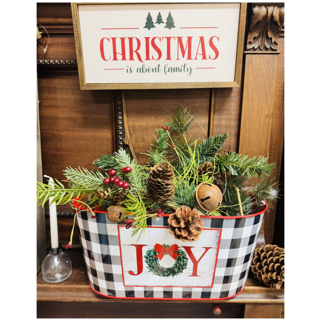 Cesta de regalo navideña Joy