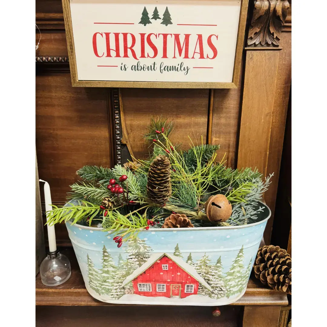 Premium Holiday Barn Gift Basket
