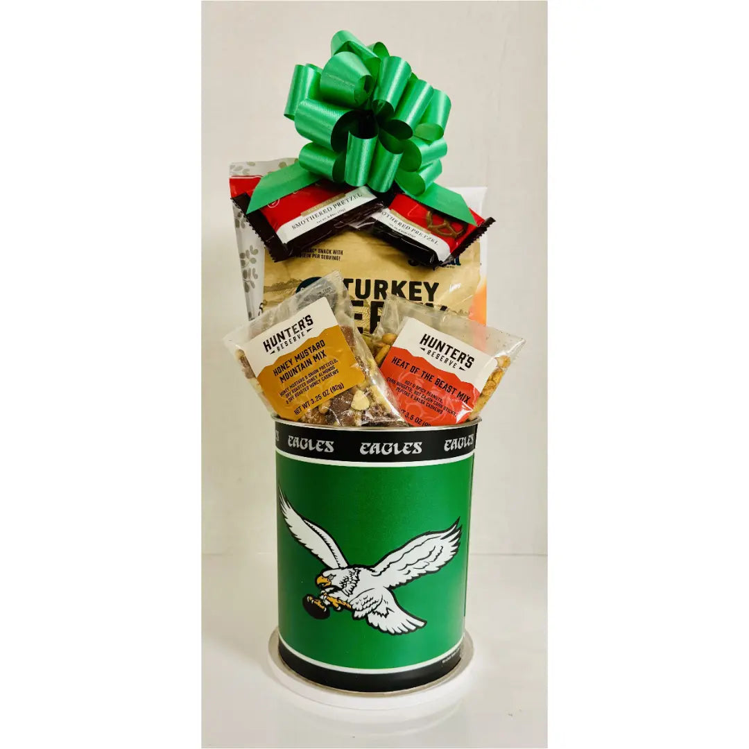 Philadelphia Eagles Gift Basket Tin - Officially Licensed NFL from WinCraft