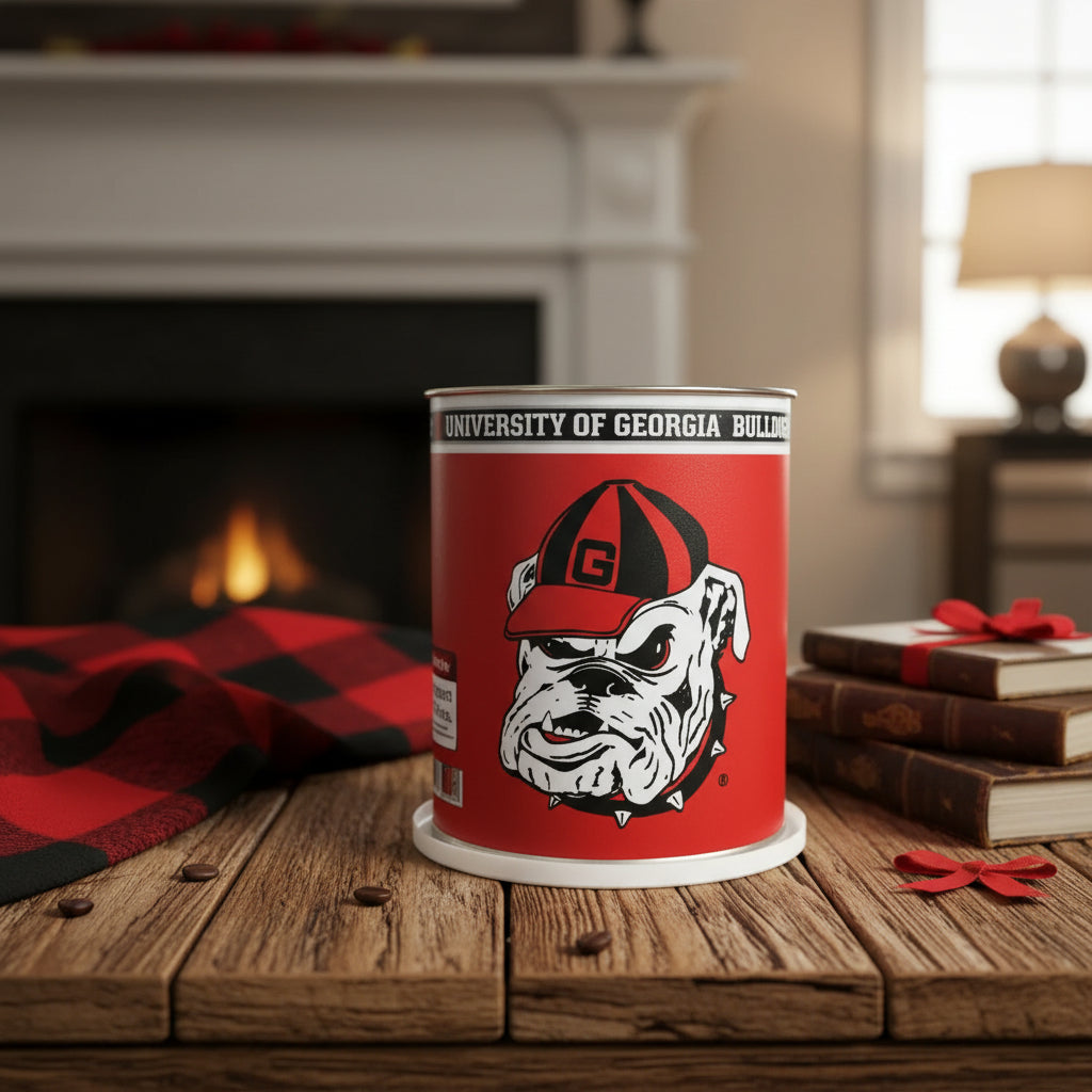 Gift basket with snacks and a red bow on a white background