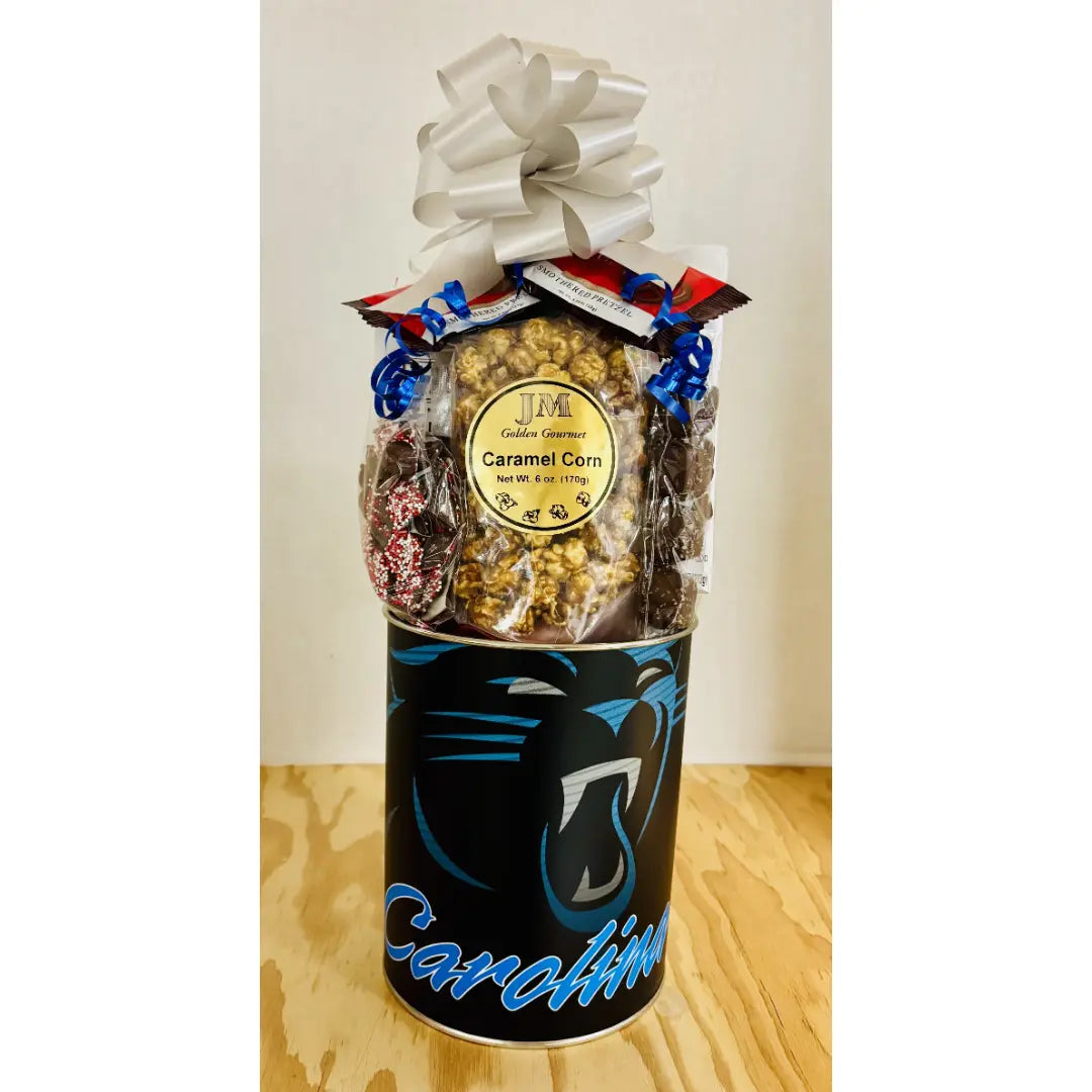 Carolina Panthers Gift Tin Basket