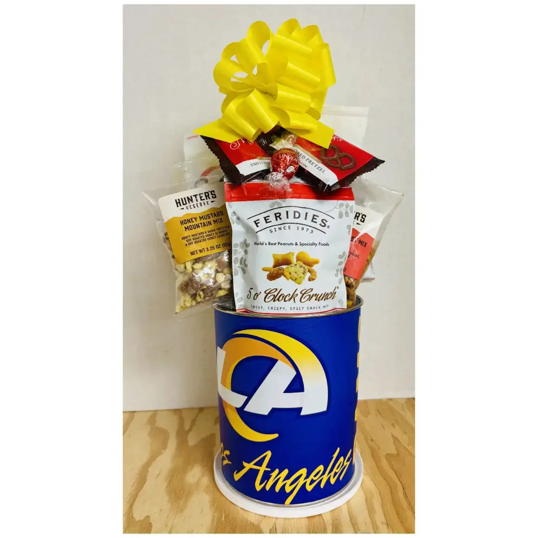 LA Rams Gift Tin Basket - Officially Licensed NFL from WinCraft