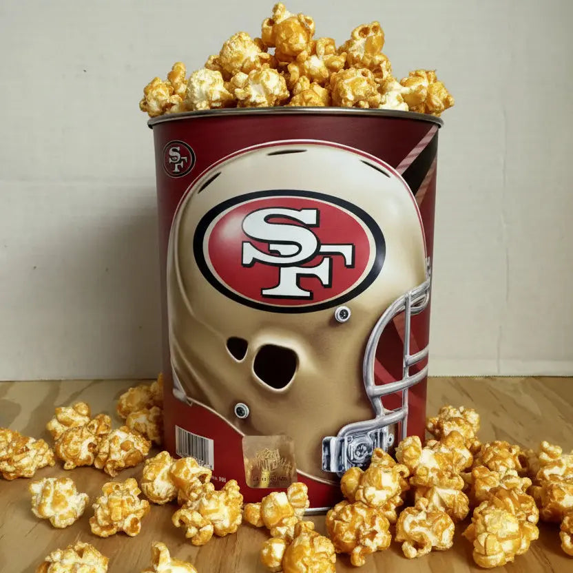 San Francisco 49ers Gift Tin Basket - Officially Licensed NFL from WinCraft