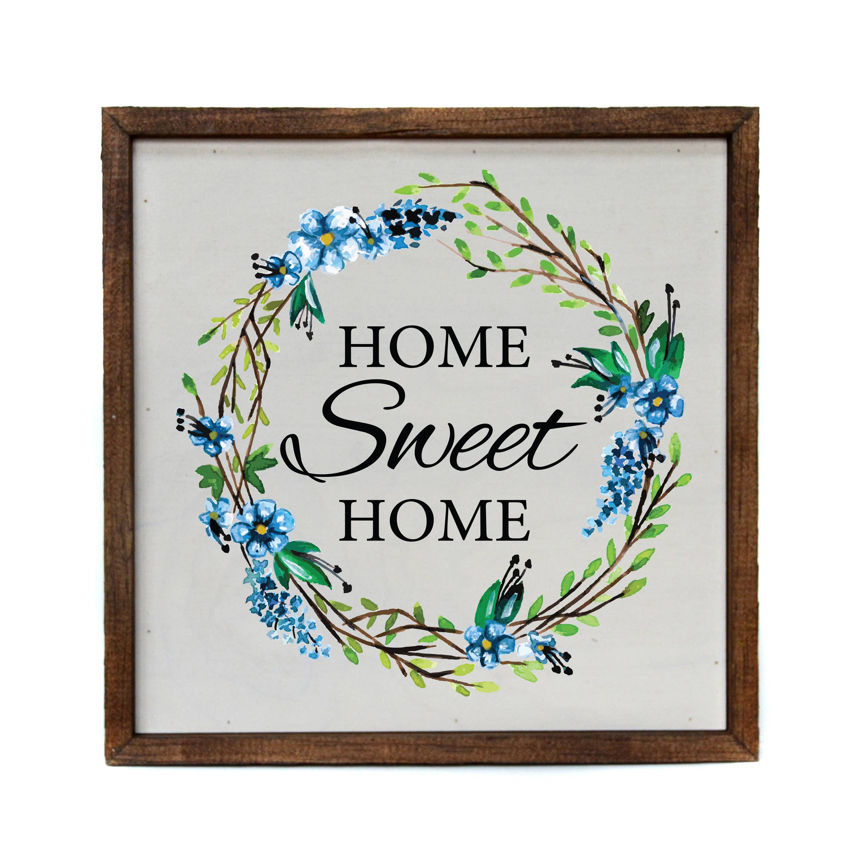 Home Sweet Home Wooden Box Sign
