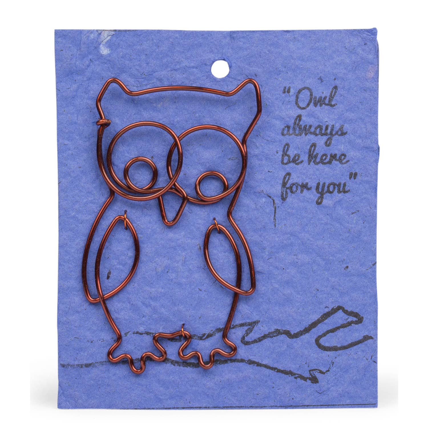 Wire Owl Gift Bookmark