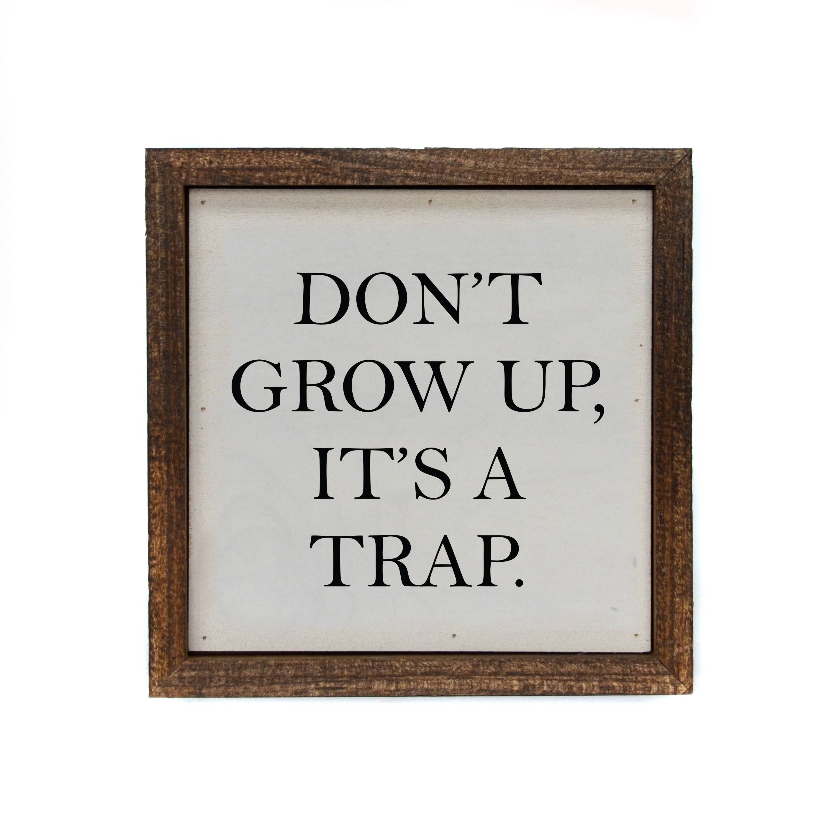 Don't Grow Up, It's A Trap Desk Sitter