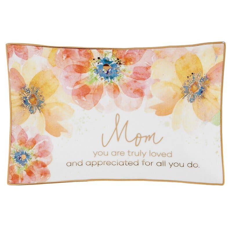 Mom Truly Loved Tabletop Tray
