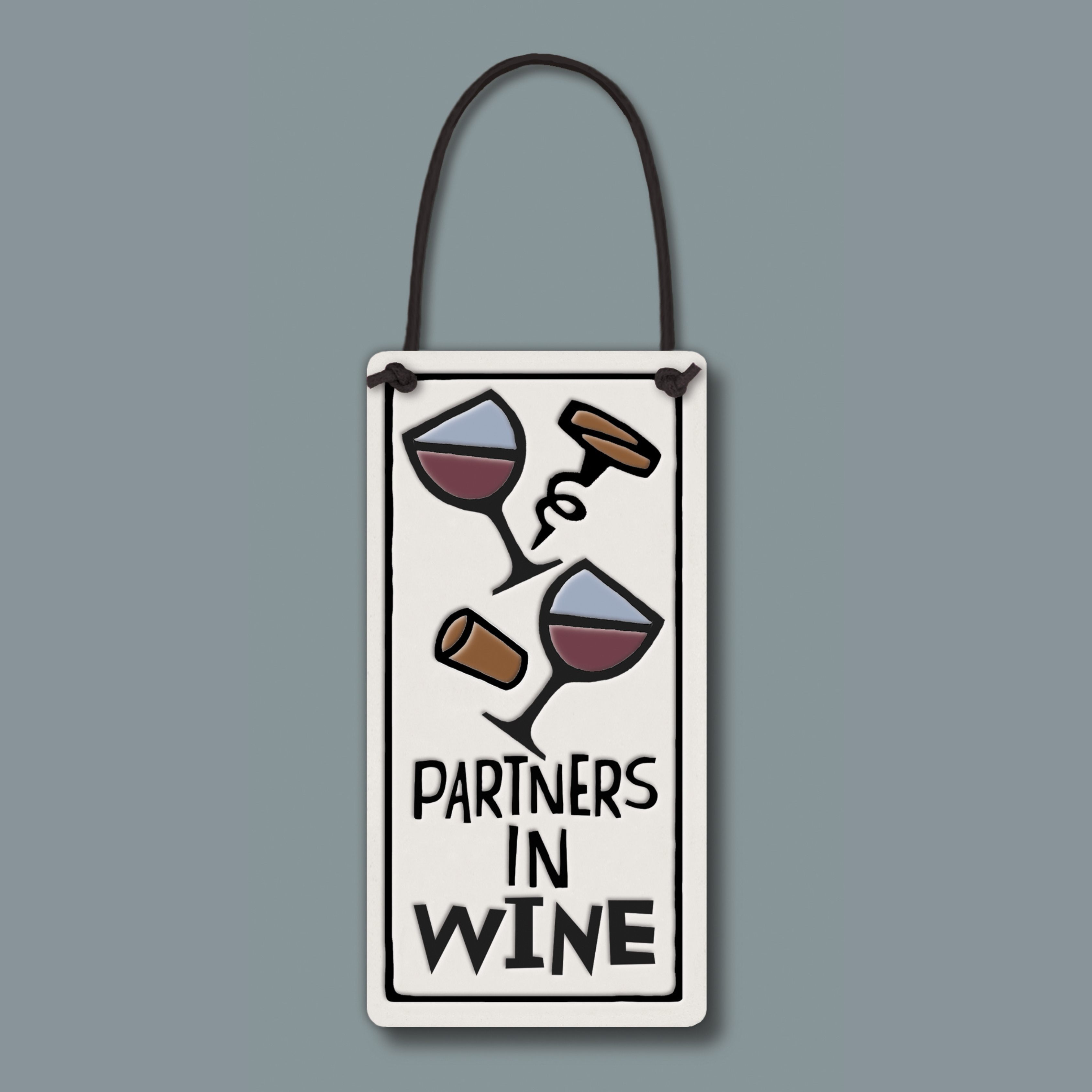 Partners in Wine Wall Art