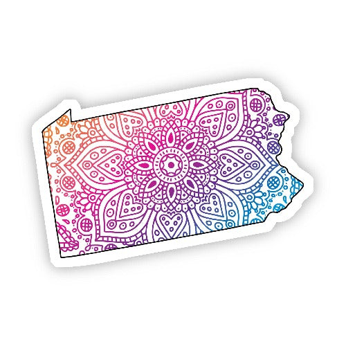 Big Moods - Pennsylvania Mandala Pattern Sticker