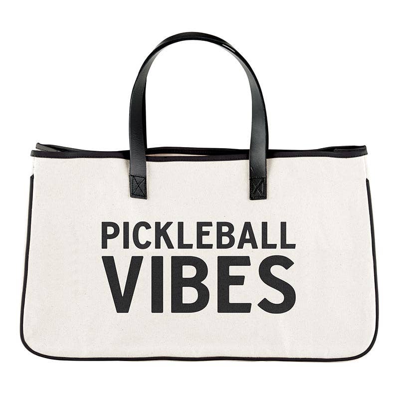 Pickleball Vibes- Canvas Tote