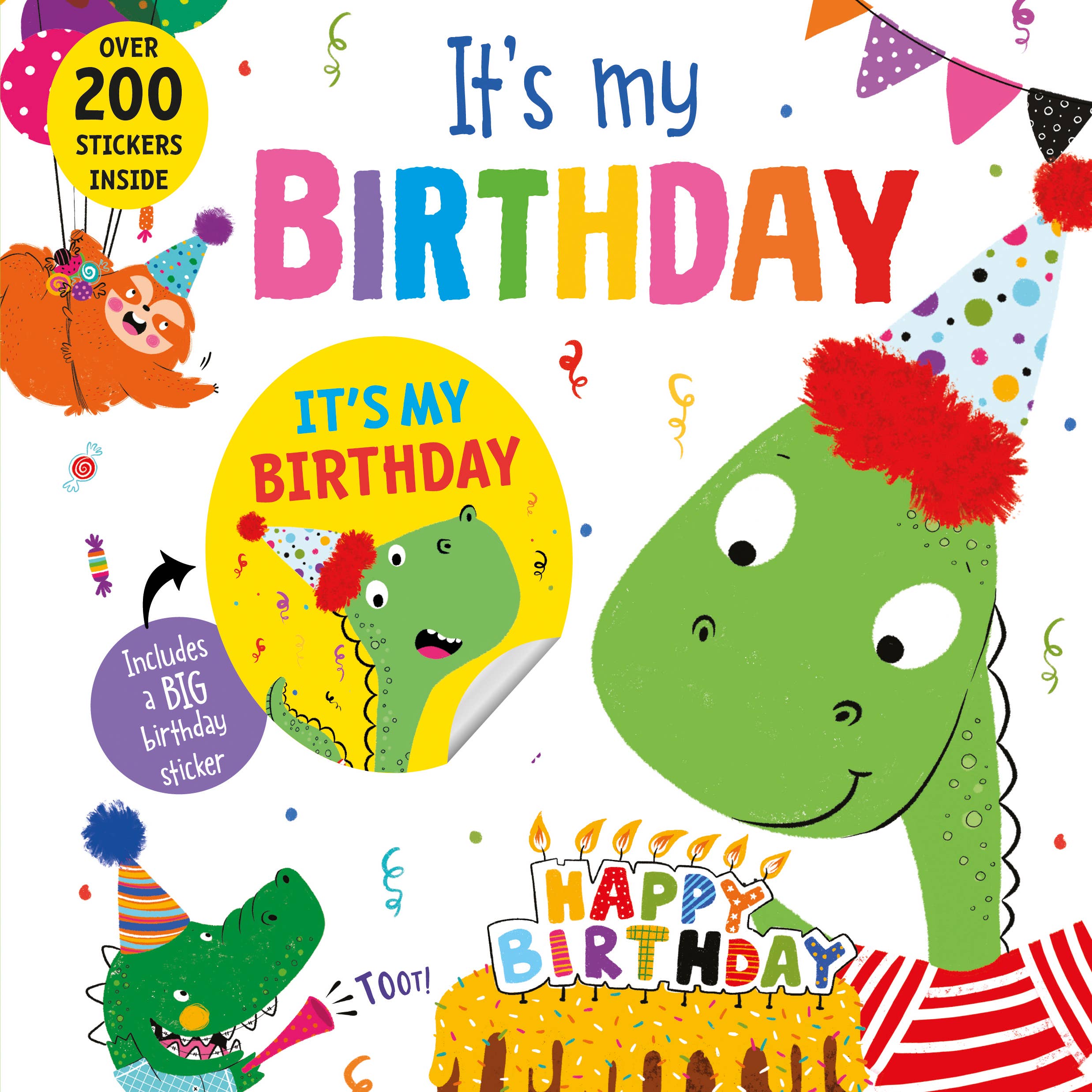 It's My Birthday (Dinosaur cover) Hardcover Picture Book