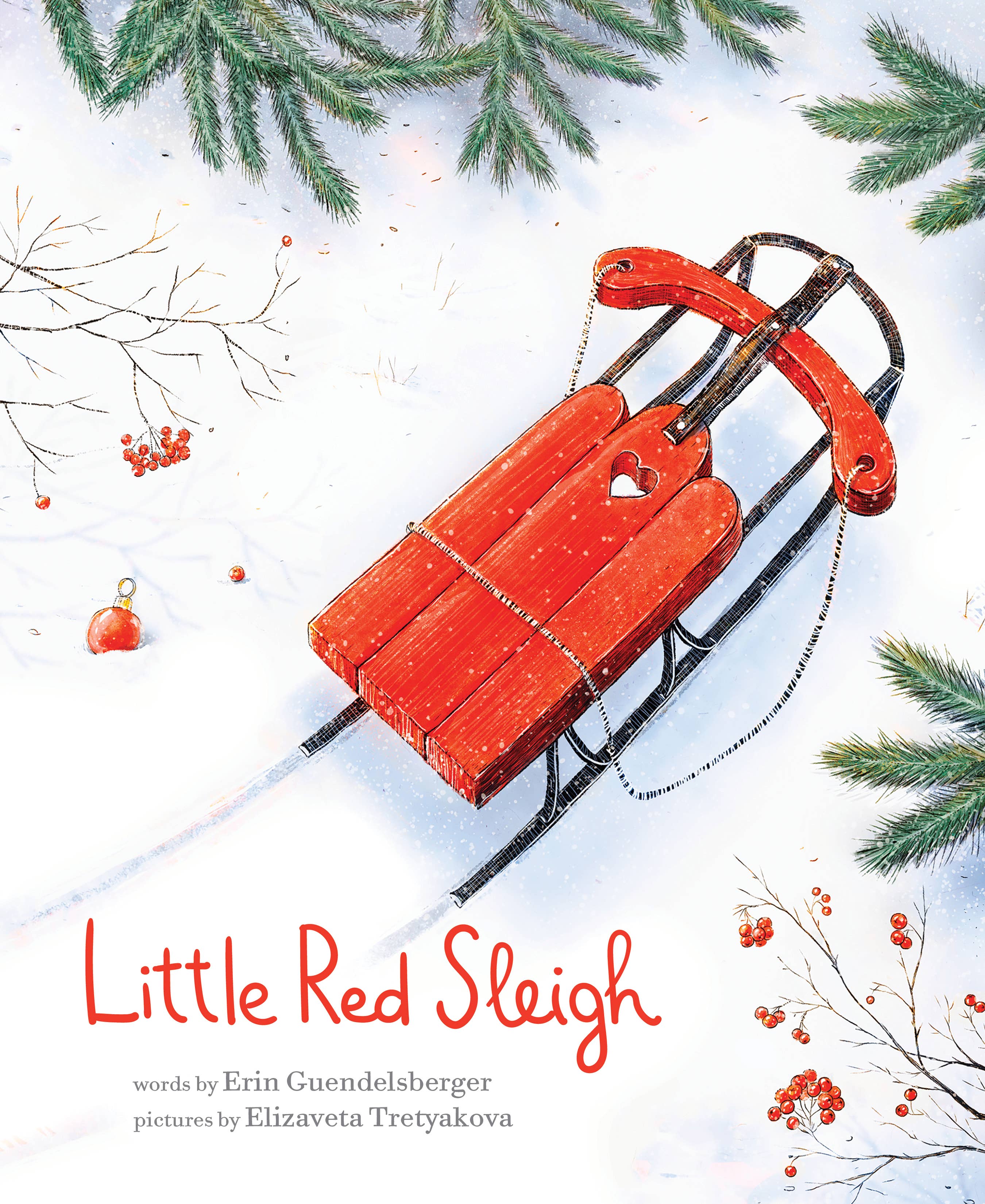 Little Red Sleigh Children's Book