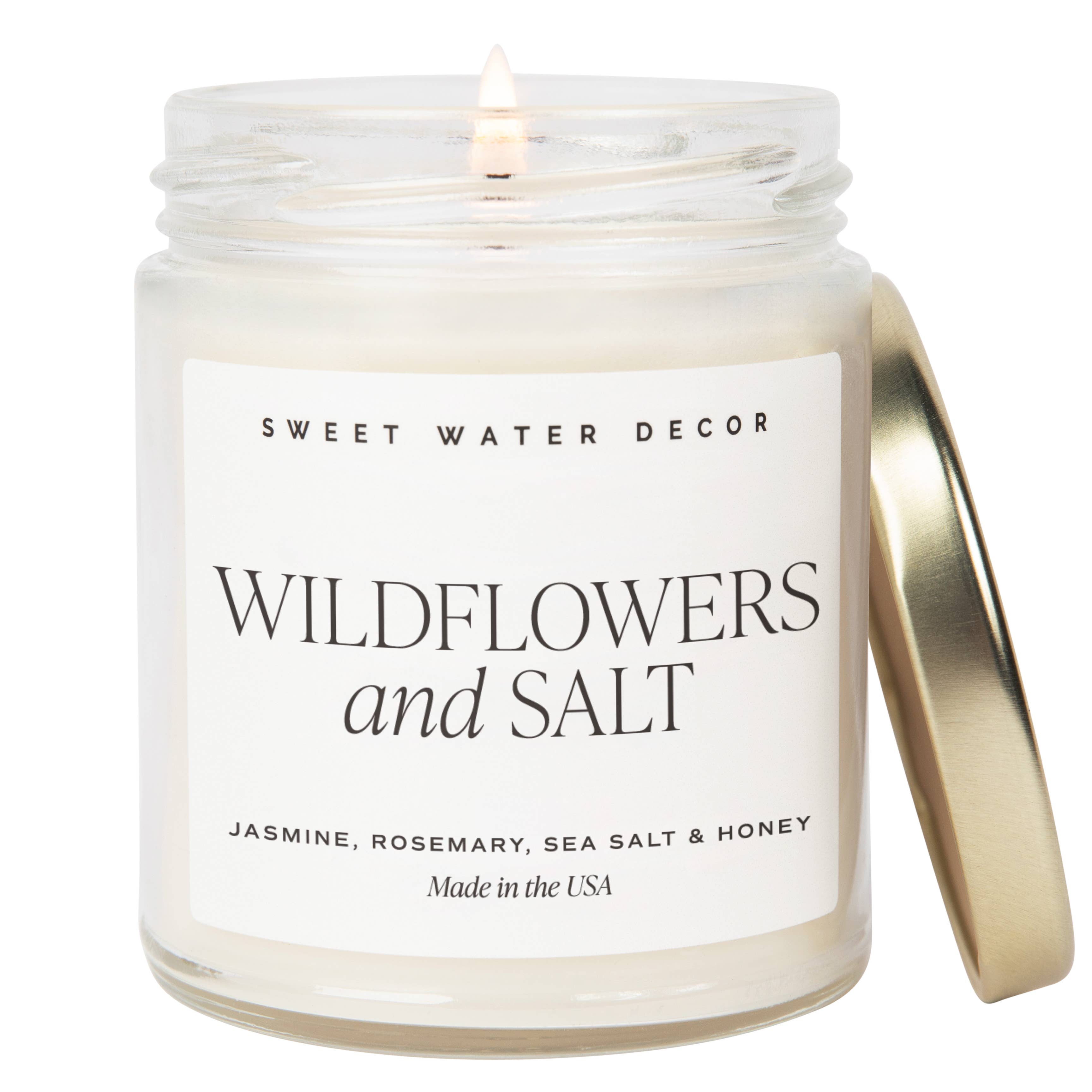 Wildflowers and Salt 9 oz Soy Candle - Home Decor & Gifts