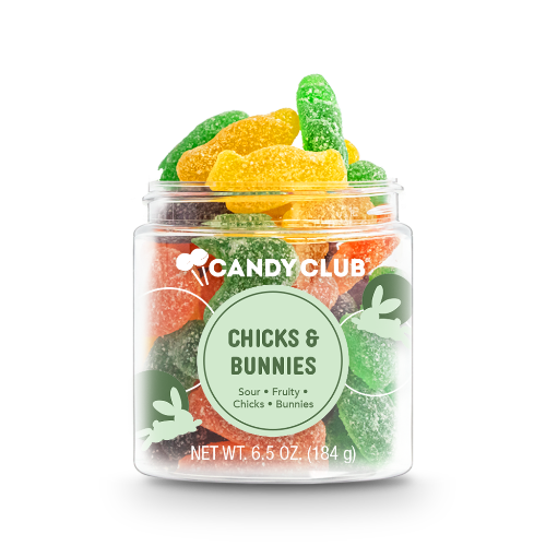 Chicks & Bunnies Sour Jellied Candies - Clearance