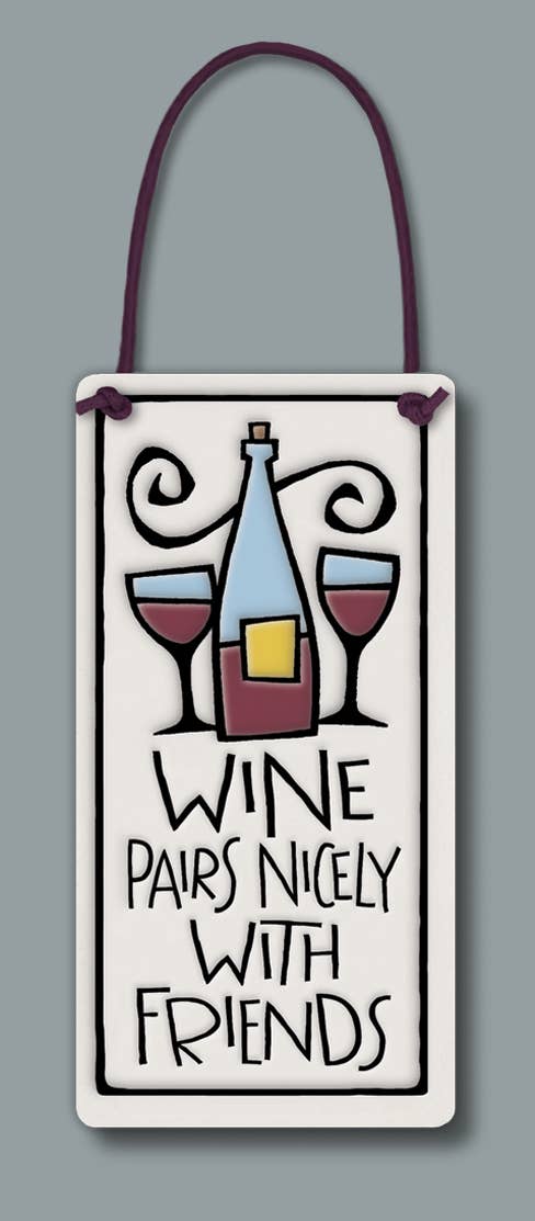 Wine Pairs Nicely Wall Art