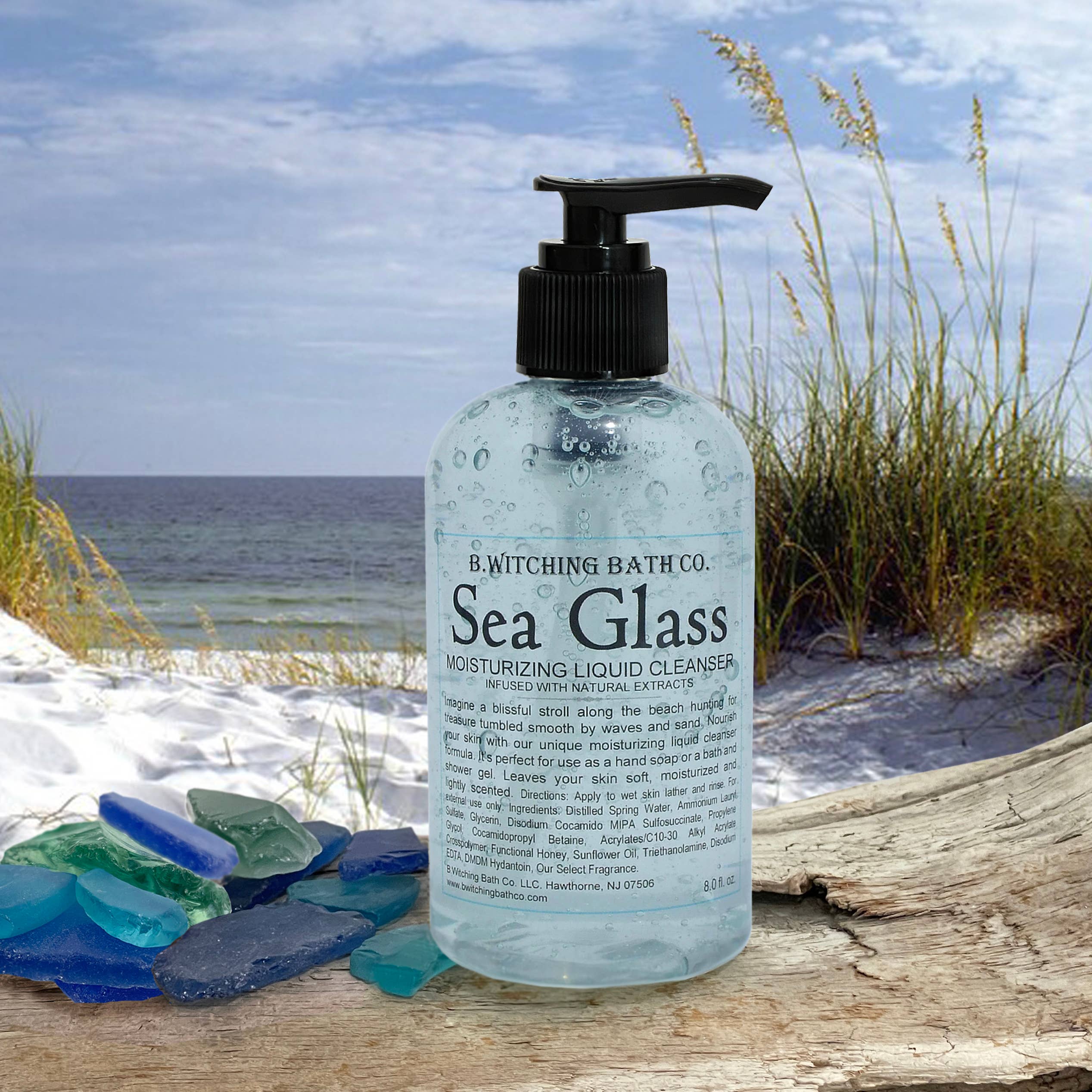 Sea Glass Moisturizing Liquid Cleansers 8oz.