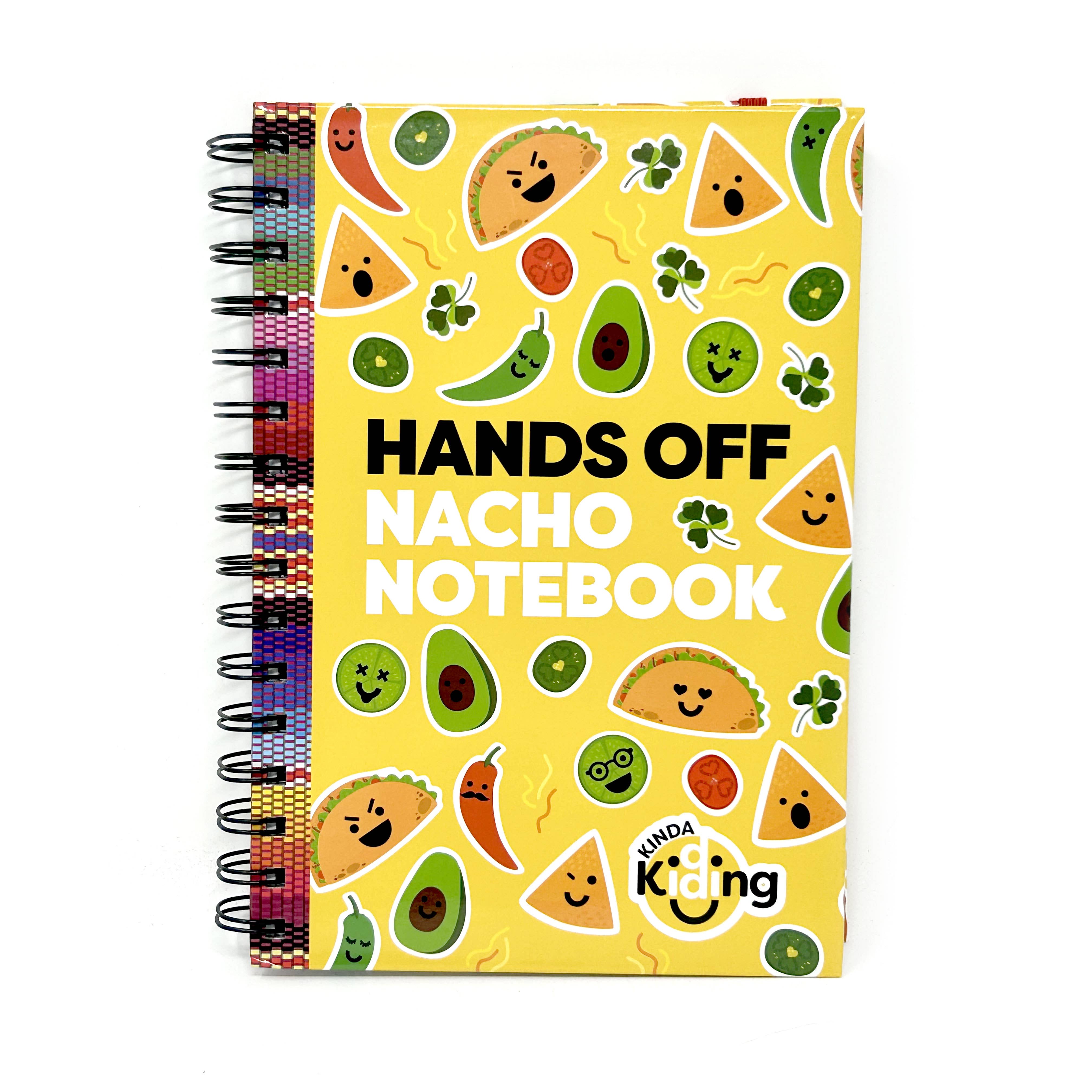 Hands Off Nacho Spiral-Bound Notebook