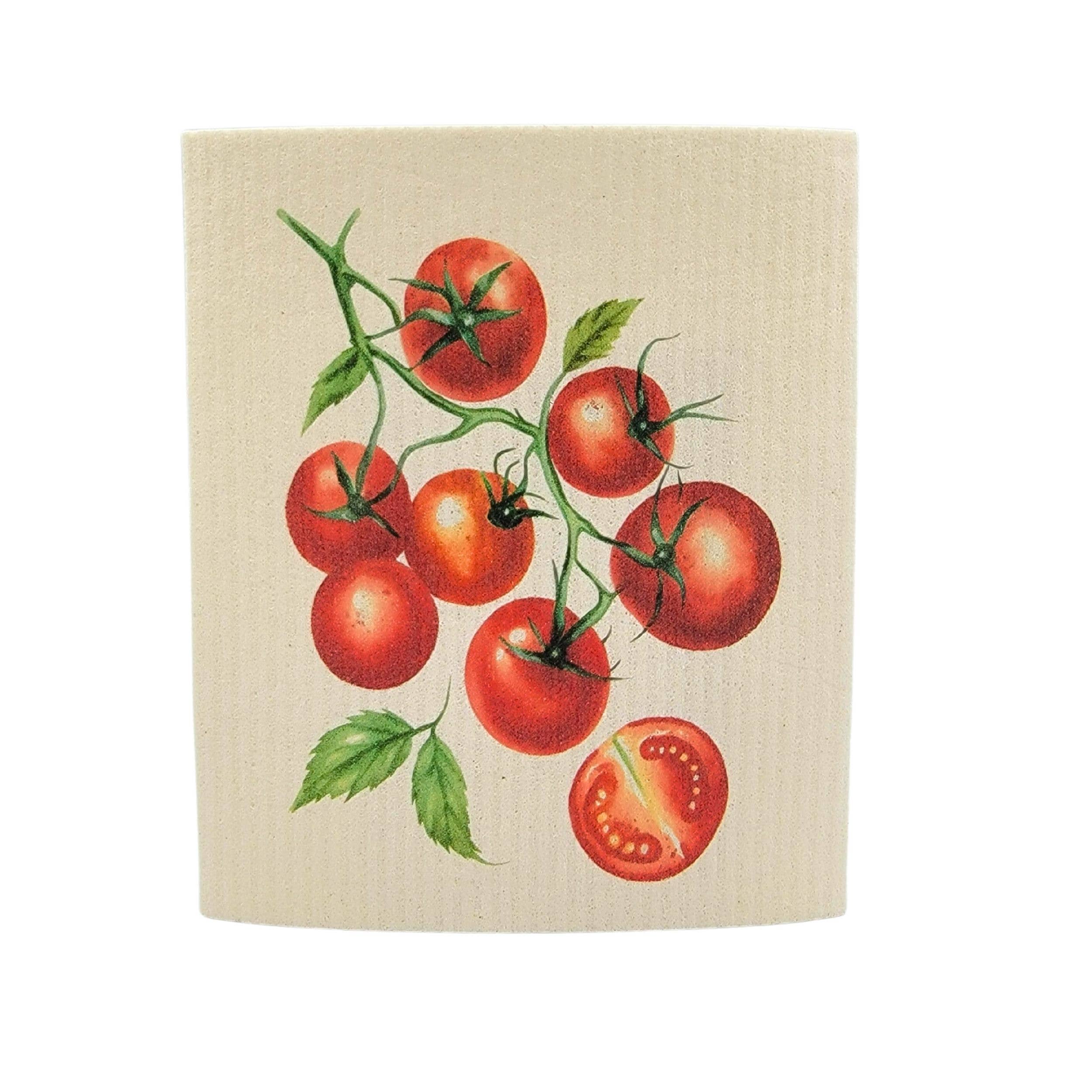 Driftless Studios - Vine Ripe Tomatoes Swedish Dishcloth - Garden Gifts