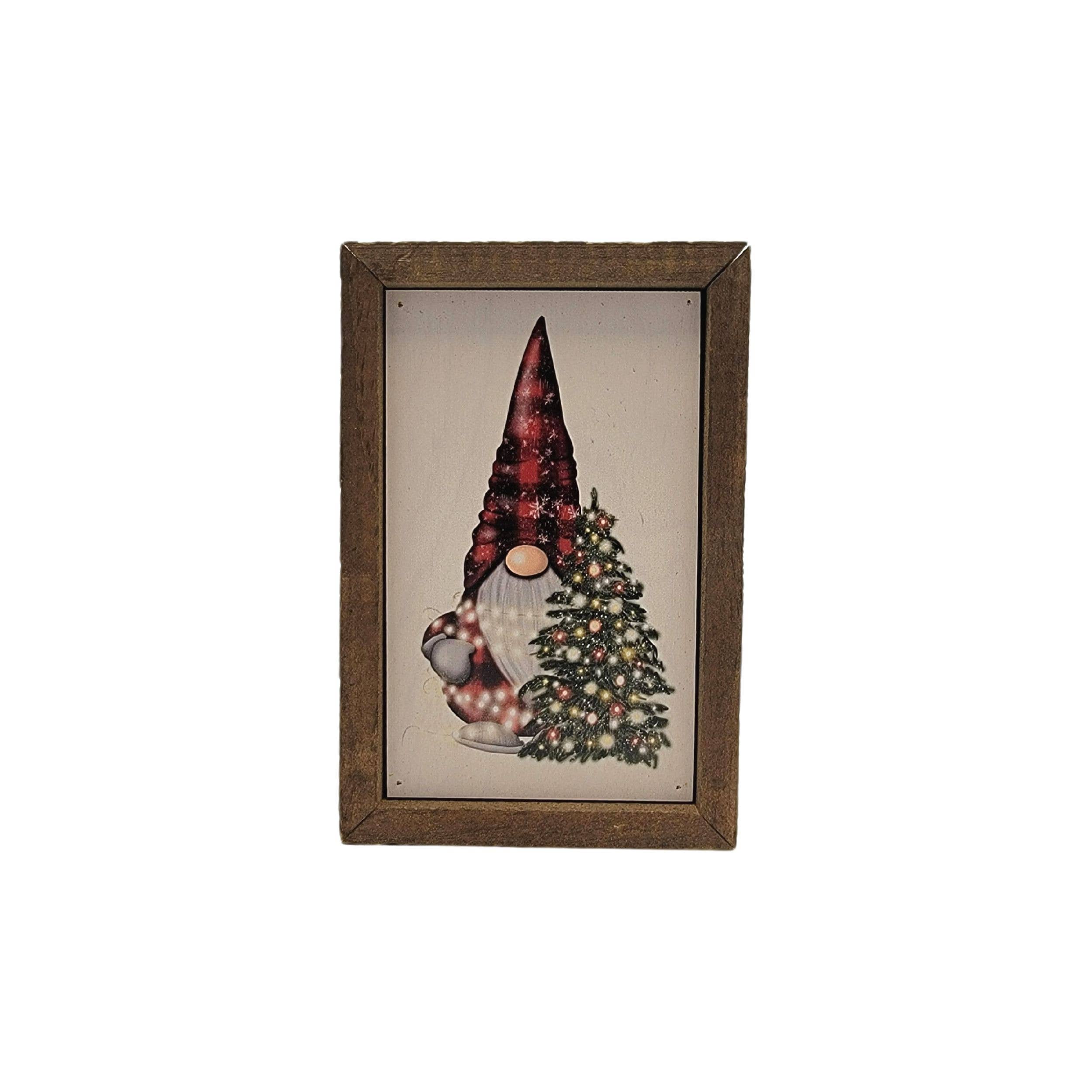 Christmas Tree Gnome - Christmas Décor - Clearance