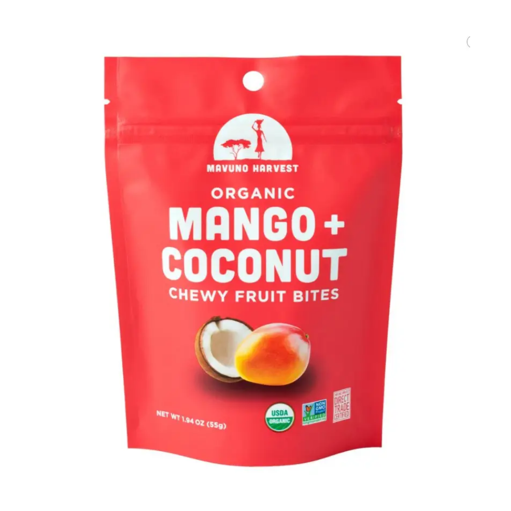 Mavuno Mango & Coconut Organic Chewy Fruit Bites 1.94oz