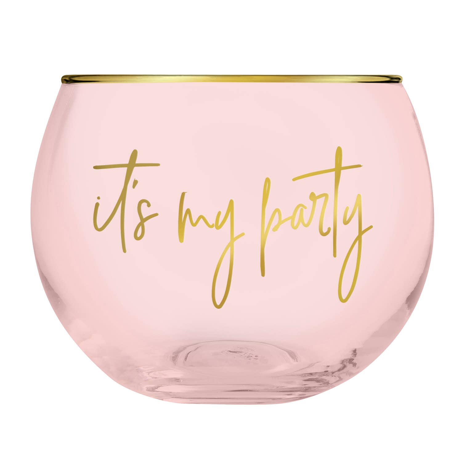 Its My Party Roly Poly Glass